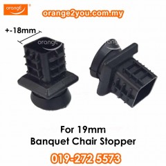ACCS 019 - Banquet Chair Rubber Stopper | Anti Slip Plastic Stud Cap (for 19mm) 